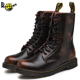 Cod【คุณภาพสูง】boxshoes Original Dr.Martens รองเท้าบูทมาร์ติน หนังวัวแท้ ข้อสูง พลัสไซซ์ สําหรับผู้ชาย ผู้หญิง ไซซ์ 35-47 JIYU