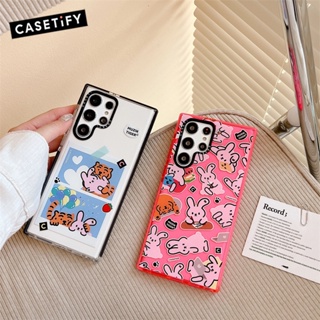 เคสโทรศัพท์มือถือแบบใส ลายกระต่าย เสือ สําหรับ Samsung Galaxy S20 S21 S22 S23 Ultra S20+ S21+ S22+ S23 Plus