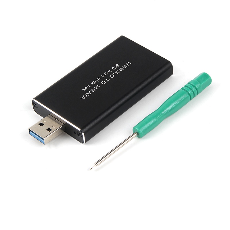 MSATA ถึง USB 5Gbps USB 3.0 ถึง mSATA SSD Enclosure USB3.0 ถึง mSATA กรณี Hard Disk อะแดปเตอร์ M2 SSD ภายนอก HDD กล่องมือถือ HDD กรณี