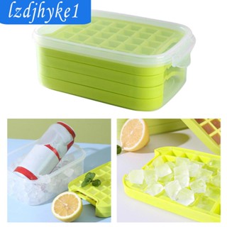 [Lzdjhyke1] ถาดน้ําแข็ง 120 ช่อง สีเขียว สําหรับเครื่องดื่ม พุดดิ้ง กาแฟ