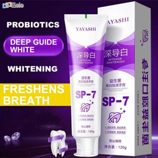 SP4 Shark Probiotic Whitening Teeth Enzyme Toothpaste Probiotics Whitening And Stain Removing Toothpaste Fresh Breath Removing Odor ↑ปลาไหล