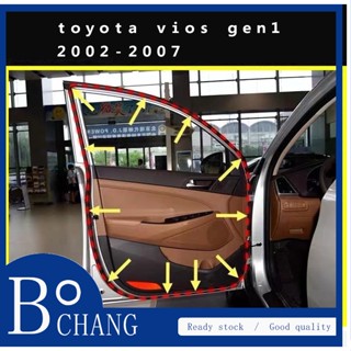 Bochang ยางซีลประตูรถยนต์ สําหรับ TOYOTA vios gen1 2002 2003 2004 2005 2006 2007