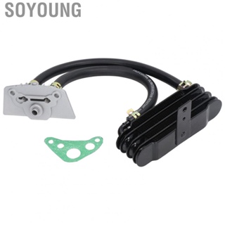 Soyoung Motorcycle Oil Cooler  High Temperature Resistant Metal Transmission Efficiency Rustproof Practical for Motorbike