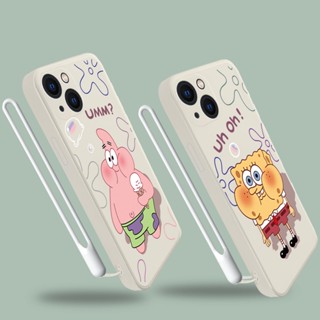 เคสโทรศัพท์มือถือแบบนิ่ม TPU ลายการ์ตูนสพันจ์บ็อบ แพทริก สตาร์ พร้อมสายคล้อง สําหรับInfinix Hot 10 11 Play 10 10t 10s NFC 10i S4 9 Pro 10 Lite 11 Plus Hot 9 Play 11 11S NFC Smart 4 4C 5 Pro 3 Plus Note 8 10 Tecno Spark 5 PRO A15 A16 A5S Y12 Y20 Y15S Y21S