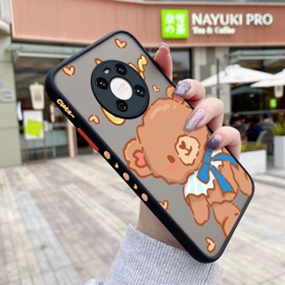 เคสซิลิโคนนิ่ม แบบใส ขอบสี่เหลี่ยม กันกระแทก สําหรับ Huawei Mate 40 Pro Mate 40 Pro+