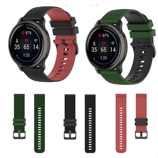 สายนาฬิกาข้อมือซิลิโคน แบบเปลี่ยน สําหรับ Samsung Amazfit Huawei Xiaomi Garmin Smart Watch 20 มม. 22 มม.