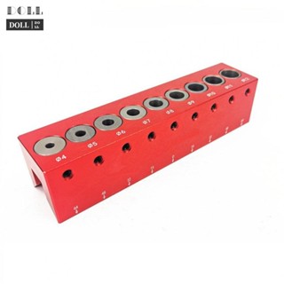 ⭐24H SHIPING ⭐Hole Puncher Locator 4-12mm Aluminum Alloy Anodized Surface Pocket Hole Jig