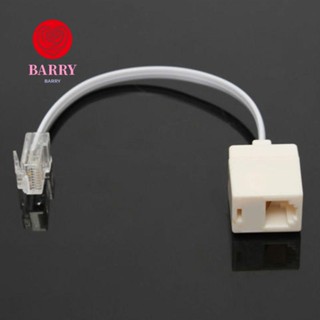 Barry อะแดปเตอร์ฮับโทรศัพท์ 8P8C Patch RJ45 6P4C