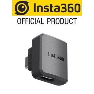 Insta360 ONE RS อะแดปเตอร์ชาร์จไมโครโฟน สําหรับ YouTube Vlog Shooting