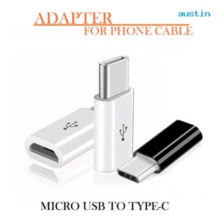 Ay_อะแดปเตอร์แปลงข้อมูล Micro USB ตัวเมีย เป็น Type-C ตัวผู้ OTG สําหรับ Android