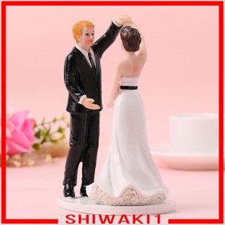 [Shiwaki1] ตุ๊กตาฟิกเกอร์คู่บ่าวสาว สําหรับตกแต่งเค้กแต่งงาน วันวาเลนไทน์