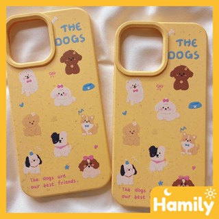 For iPhone 11 Case Biodegradable Eco Wheat Case Smooth Protection Yellow Cute Puppy English Compatible with iPhone 14 Pro max 13 Pro max 12 Pro Max 11 xr xs max 7 8 Plus