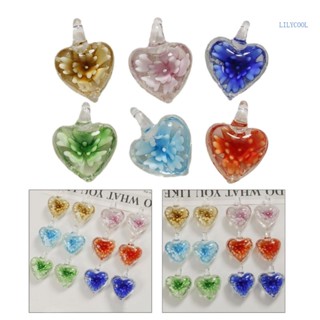 【CH*】จี้รูปหัวใจ 6 สี สําหรับทําเครื่องประดับสร้อยคอ DIY