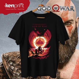 แฟชั่นใหม่ล่าสุด เสื้อยืด พิมพ์ลาย God OF WAR GAME | Cratos &amp; ATREUS | ไม่เป็นทางการ | ผ้าฝ้ายพรีเมี่ยมยุค 30 - เด็กทารก