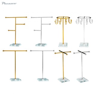 [Colaxi1] ชั้นวางเครื่องประดับ ต่างหู รูปตัว T พร้อมฐานโลหะ