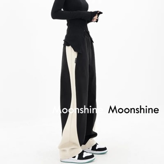 Moon  กางเกงขายาว คาร์โก้ กางเกง เชือกอเมริกันคลาสิค Cargo pants 2023 NEW ทันสมัย คุณภาพสูง สบาย สไตล์เกาหลี A23L0GP 36Z230909