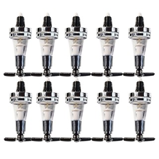 10pcs Reusable Universal Party Cocktail Automatic Easy Install For Bar 25ml Measure Non Drip Liquor Dispenser Set