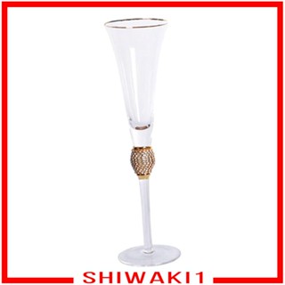 [Shiwaki1] แก้วค็อกเทลใส ขอบทอง สําหรับใส่เครื่องดื่ม แชมเปญ บาร์ ปิกนิก ฉลองครบรอบ งานเลี้ยง งานเลี้ยง