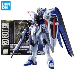 Bandai Genuine Gundam Model Garage Kit Robot Spirits Series ZGMF-X10A Freedom Special Anime Action Figure Toys for Boys