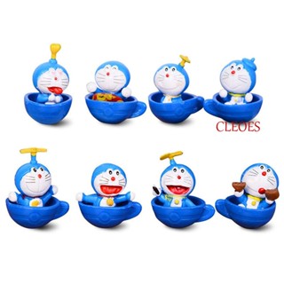 Cleoes โมเดลตุ๊กตาฟิกเกอร์ Doraemon สร้างสรรค์ ของเล่นสะสม สําหรับเด็ก