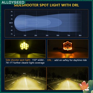 ไฟหน้า LED 5 นิ้ว เรืองแสง กันฝุ่น ออกแบบกลวง สําหรับยานพาหนะ ATV UTV