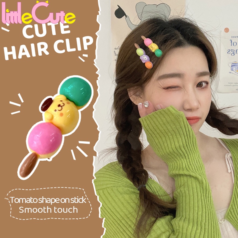 SANRIO กิ๊บติดผมโลหะ รูปปากเป็ดน่ารัก กันลื่น เครื่องประดับ สําหรับเด็กผู้หญิง
