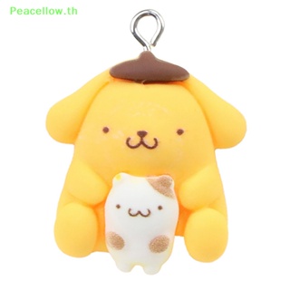 Peacellow จี้พวงกุญแจเรซิ่น รูปการ์ตูนสัตว์ Ch Kawaii 2 ชิ้น สําหรับทําเครื่องประดับ DIY