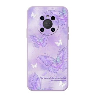 Dmy เคสซิลิโคนนิ่ม ลายผีเสื้อ กันกระแทก สําหรับ huawei mate 50 pro nova 9se 11 10se 10 pro 9 8i 8 7 7se 7i 5T 4 4E 3 3i Y7A Y6P Y70 Y90 Y9 Prime 2019 Y7 X9 pro