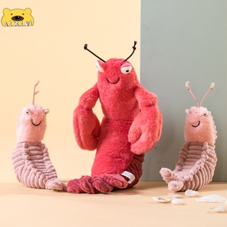 Jellycat ตุ๊กตาปูจําลอง กุ้ง 30 ซม. ของเล่น ของขวัญวันเกิด สําหรับเด็ก