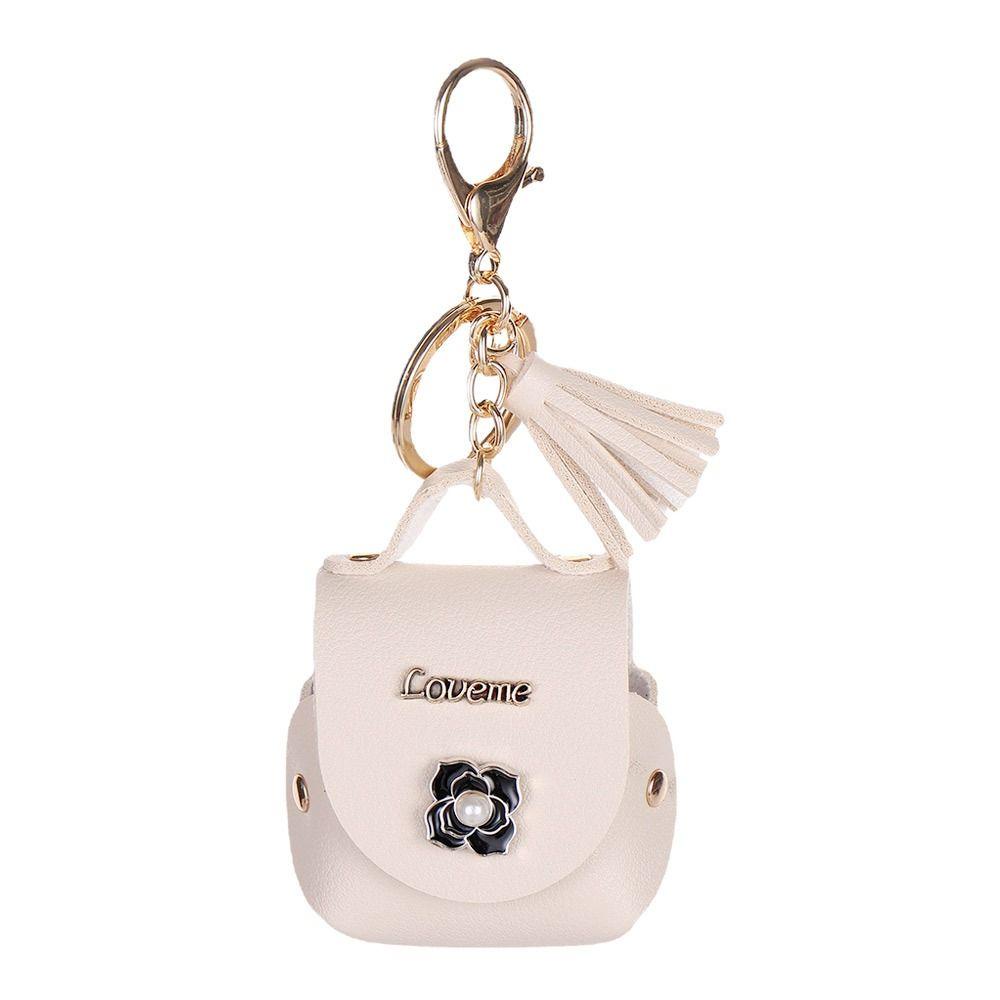 DSLONG กระเป๋าใส่เหรียญ พวงกุญแจ หนังนิ่ม จี้กุญแจ ขนาดเล็กน่ารัก สําหรับผู้ชาย ผู้หญิง
