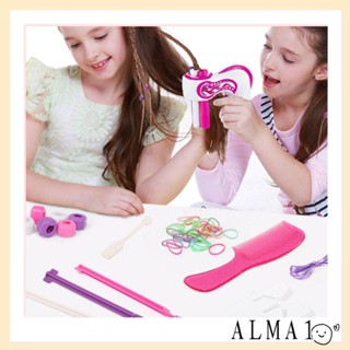 Alma ม้วนผมถักเปียอัตโนมัติ DIY|ใหม่ ของเล่นถักเปียผมพลาสติก แบบเกลียว สําหรับเด็กผู้หญิง