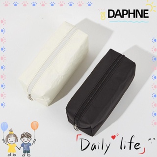 Daphne กระเป๋าเครื่องสําอาง มีซิป ความจุขนาดใหญ่ แบบพกพา