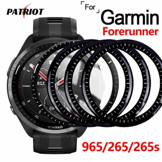 ใช้งานร่วมกับ Garmin Forerunner 965 265 265S / 5D โค้ง นิ่ม ฟิล์มป้องกัน / สมาร์ทวอทช์ ป้องกันลายนิ้วมือ ฟิล์มด้านหน้า / ป้องกันรอยขีดข่วน HD ป้องกันเต็มหน้าจอ