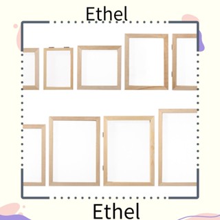 ETHEL1 Ethel1 แม่พิมพ์ไม้ ตาข่าย หลายขนาด สําหรับทํากระดาษ