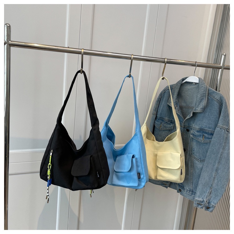 【ONE BAG】วรรณกรรมเยาวชนหญิงกระเป๋าผ้าใบความจุขนาดใหญ่ - รูปที่ 6