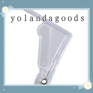 YOLA คลิปหนีบผ้าปูโต๊ะ พลาสติกใส ขนาด 2.1x2.1 นิ้ว สําหรับหนีบผ้าปูโต๊ะ 20 ชิ้น
