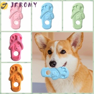 Jeromy ของเล่นเคี้ยว รูปรองเท้าแตะ สีแคนดี้ สําหรับสัตว์เลี้ยง สุนัข TPR