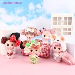 Coagulatelove Kawaii ของเล่นตุ๊กตาจิ๋วน่ารัก เสื้อผ้า อุปกรณ์เสริม สําหรับเด็กผู้หญิง ของขวัญวันเกิดคริสต์มาส [ขายดี]