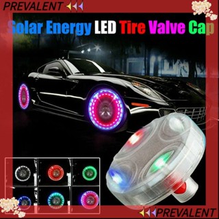 Preva ไฟดุมล้อรถยนต์ LED พลังงานแสงอาทิตย์ 15 โหมด