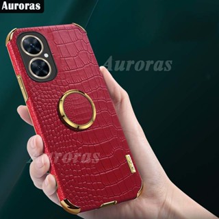 เคสโทรศัพท์มือถือหนัง TPU กันกระแทก พร้อมแหวนขาตั้ง หรูหรา สําหรับ VIVO Y27 Y36 Y36 Y27