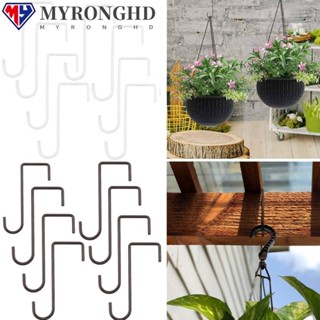 Myronghd 8 ชิ้น ตะขอรั้ว สวน ในร่ม กลางแจ้ง โลหะ เครื่องให้อาหารนก