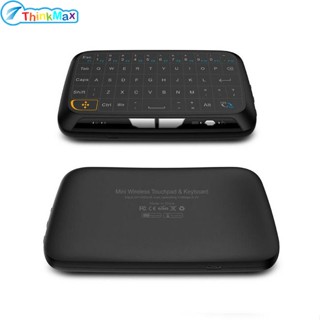 คีย์บอร์ดไร้สาย 2.4Ghz ทัชแพดเมาส์ แบบเต็มหน้าจอ สําหรับ PC Android Tv Box PS3