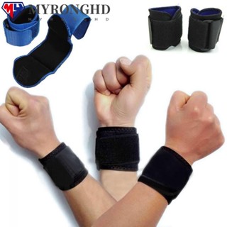 Myronghd สายรัดข้อมือ แบบนิ่ม ปรับได้ ระบายอากาศ เพื่อความปลอดภัย สําหรับเล่นกีฬา 2 ชิ้น