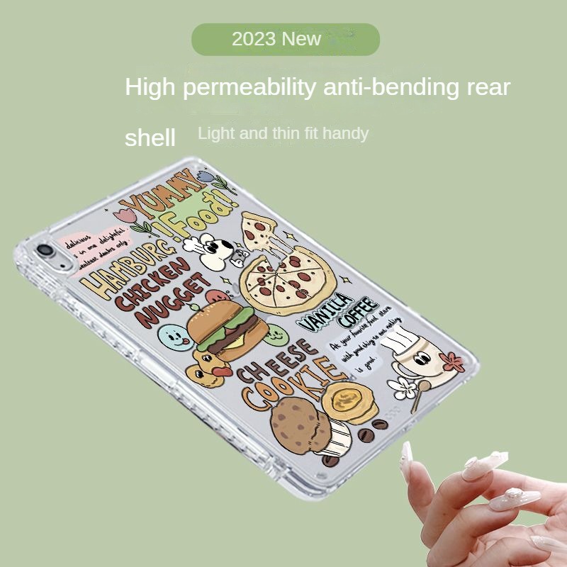 [Air 4 10.9] เคสแท็บเล็ต Tpu กันตก พับได้ สําหรับ iPad 2021 Pro 11 Dessert Gen 10 2022 10.9 gen9 8 7 Gen 10.2 gen5 6 Air1 2 9.7 Mini 6 mini4 5 - รูปที่ 3