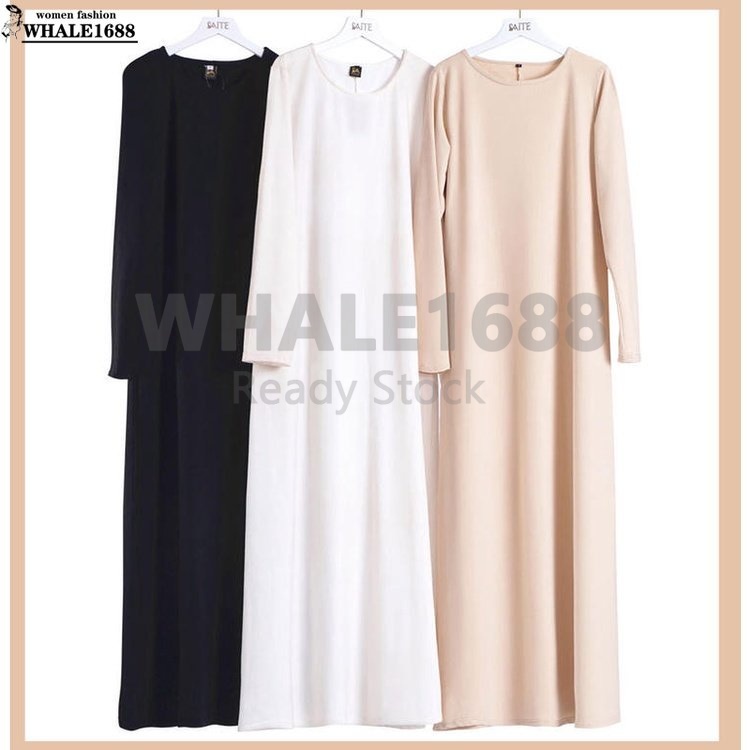INNER JUBAH ABAYA/LONG INNER/KAFTAN/MUSLIMAH LONG INNER DRESS SUPER SOFT AND - รูปที่ 6