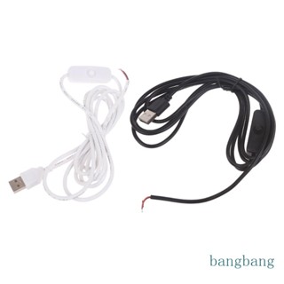 Bang สายไฟ LED USB พร้อมปุ่มเปิดปิด สําหรับผู้ที่ชื่นชอบเทคโนโลยี