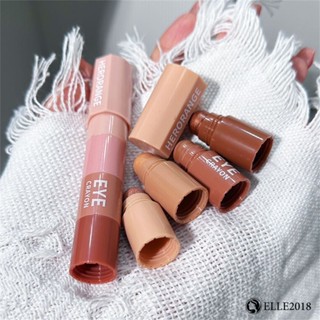 HERORANGE 4 Color Eyeshadow Pen Lying Silkworm Highlight One Touch Forming Earth Color Pearlescent Fine Flash Lazy Eyeshadow Stick 【elle20181_th】