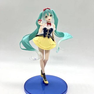 ตุ๊กตาฟิกเกอร์ MIKU Hatsune Snow White Take Apple Snow White สวยงาม สําหรับตกแต่งบ้าน