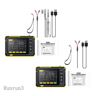 Runny ออสซิลโลสโคปดิจิทัล แบบมือถือ แบบพกพา อัตราการสุ่มตัวอย่าง 2 5MSa s และแบนด์วิดท์อนาล็อก 200KHz