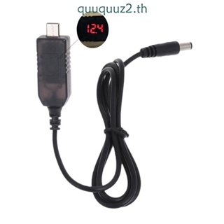 Quu สายเคเบิลทริกเกอร์ USB C Type-C เป็น DC 5 5x2 1 มม. 12V PD สําหรับมอนิเตอร์ LCD โรงหนัง วิทยุ 12V